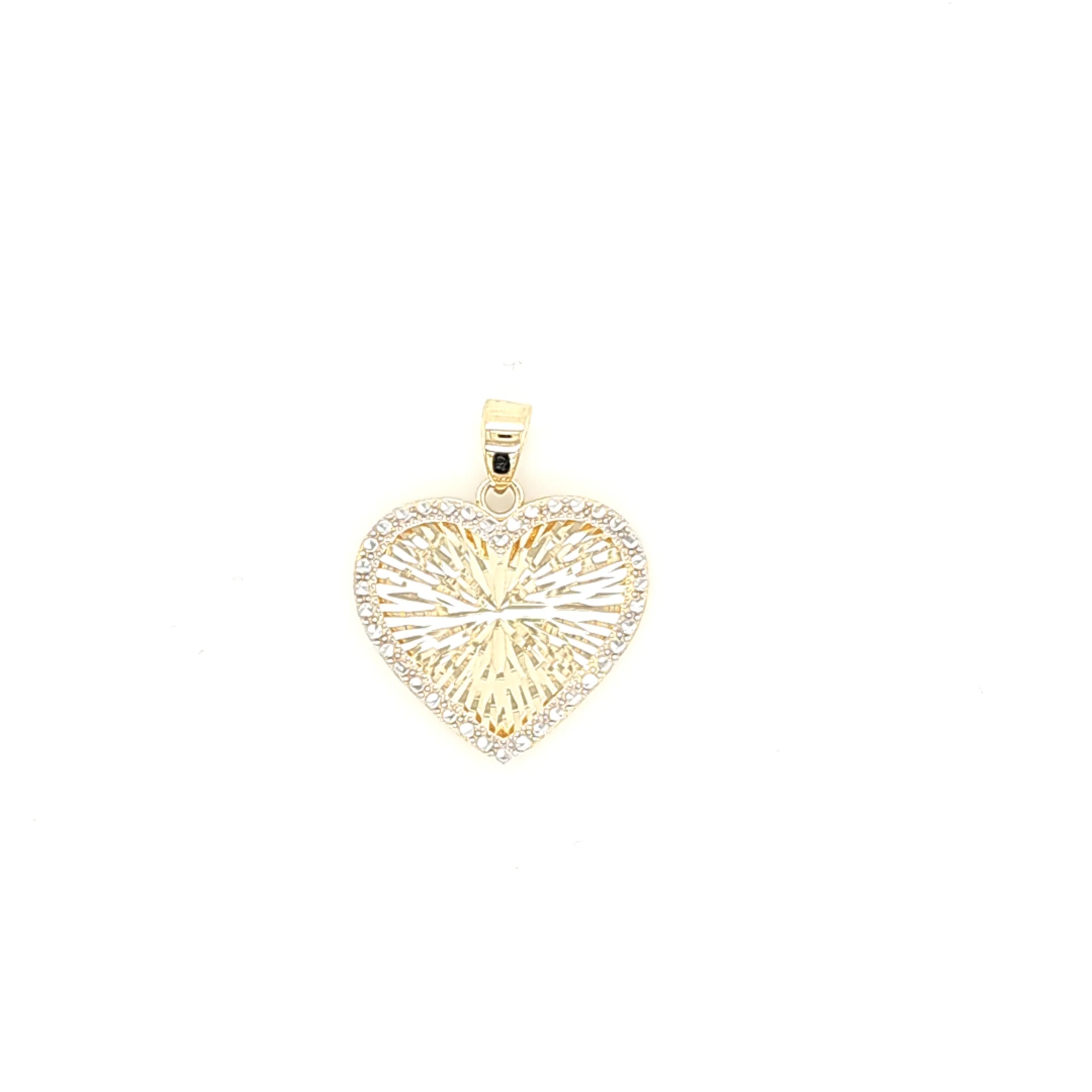 14K Gold | Anhänger Herz mit Zirkonia K151