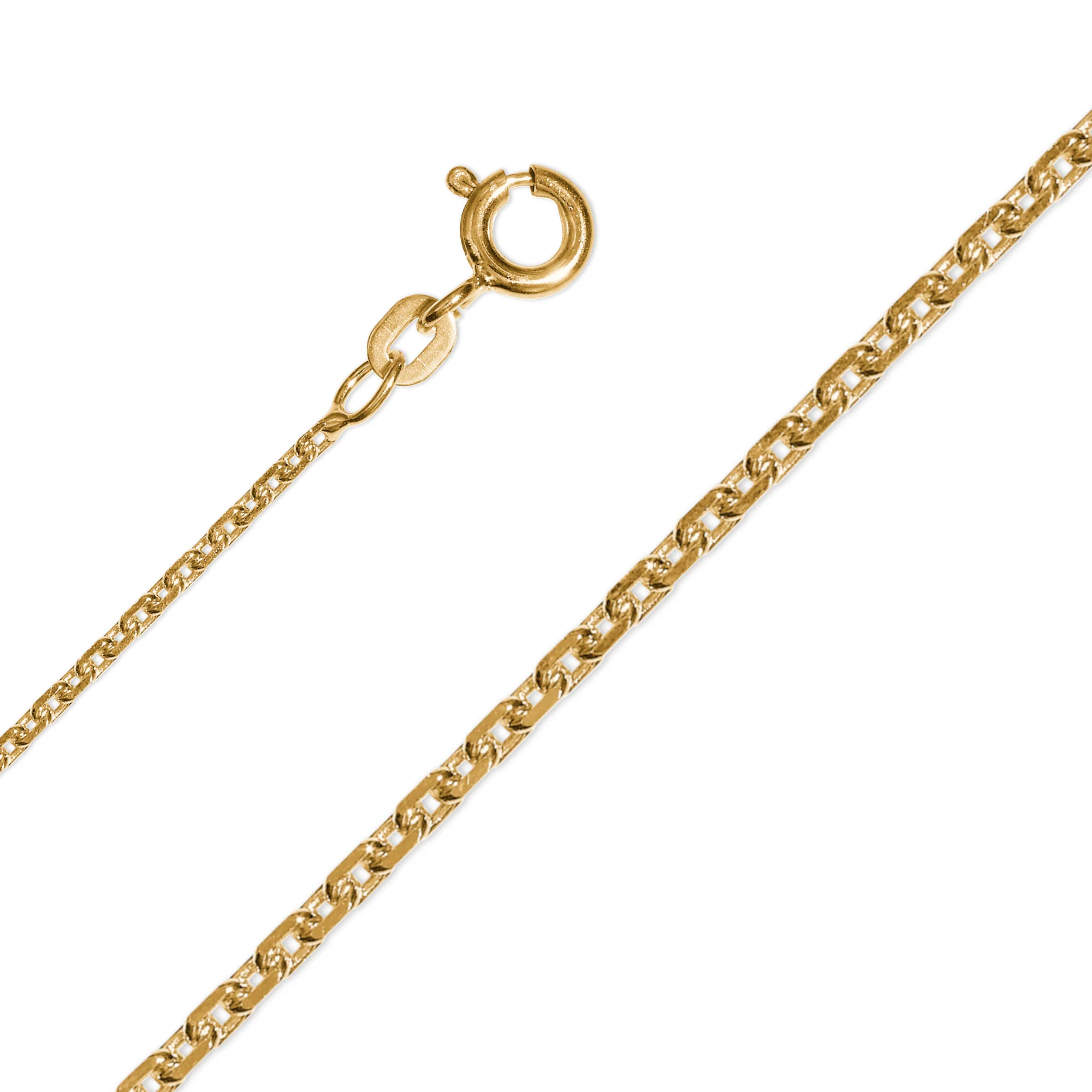 14K Gold | Anker diamantiert 1,20 mm - 1,90 mm - Image 5