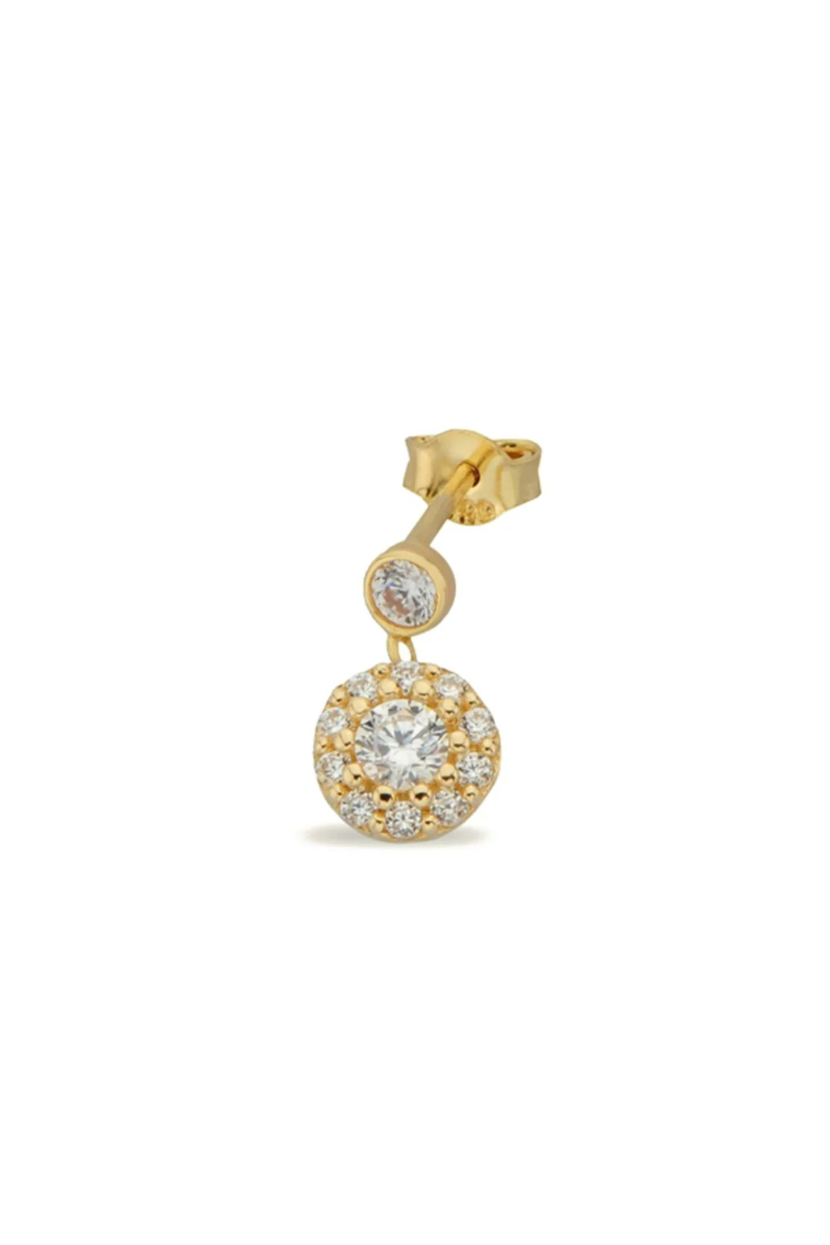 14K Gold | Ohrstecker mit Zirkonia KP0206B