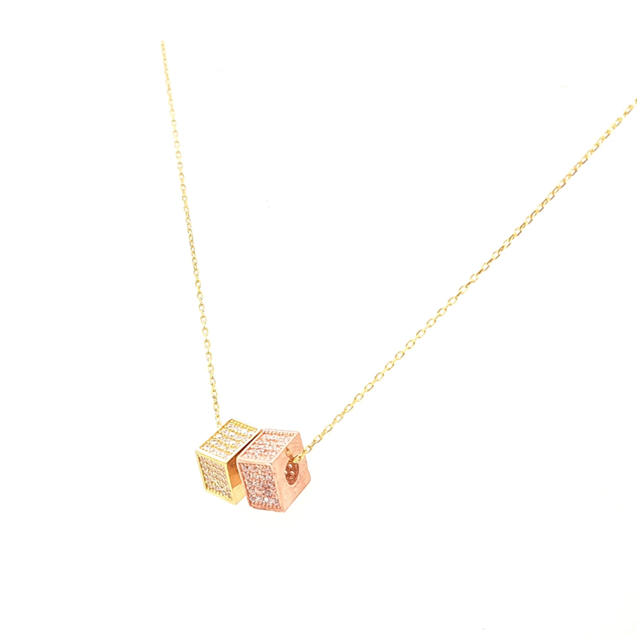 925 Silber |  Halskette Kugel mit Zirkonia - Image 2
