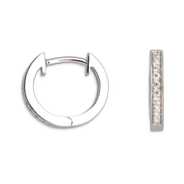 925 Silber |  Ohrringe CREOLEN XENOX