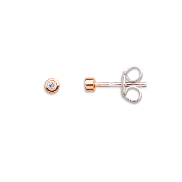 925 Silber |  Ohrringe ZARGE ROSE CANDIES  XENOX