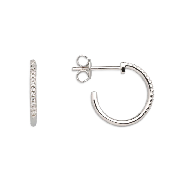 925 Silber |  Ohrringe CREOLEN XENOX
