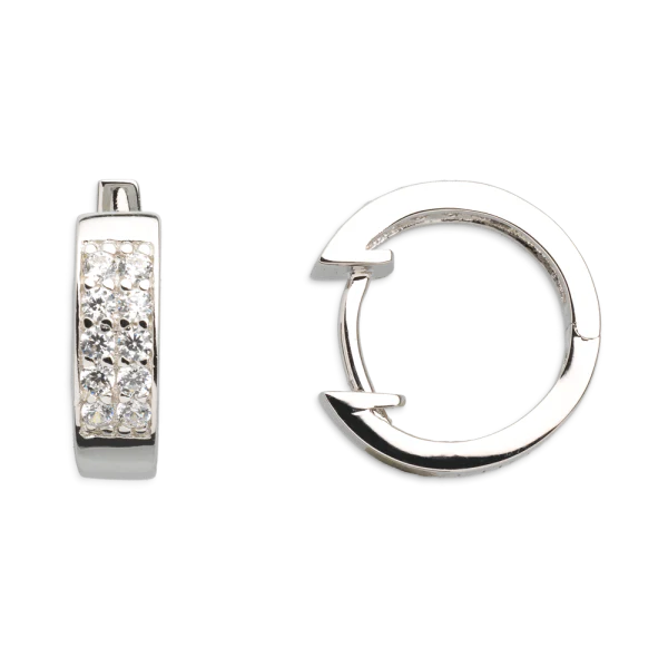 925 Silber |  Ohrringe CREOLEN XENOX